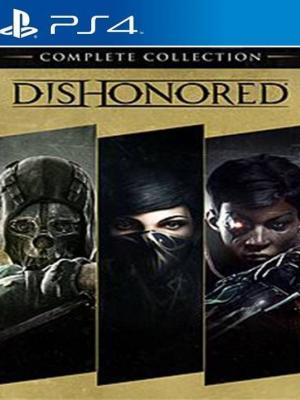 3 JUEGOS EN 1 DISHONORED THE COMPLETE COLLECTION PS4